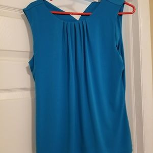 Calvin Klein blue Poly/spandex top